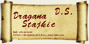 Dragana Stajkić vizit kartica